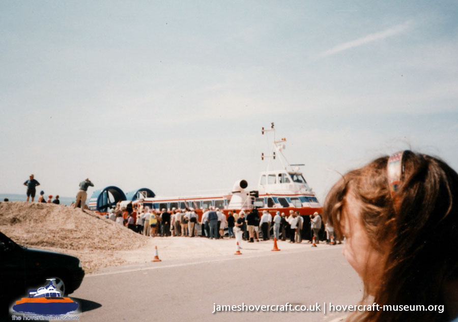 AP1-88 hovercraft promotional day by BHC -  (credit: The <a href='http://www.hovercraft-museum.org/' target='_blank'>Hovercraft Museum Trust</a>).